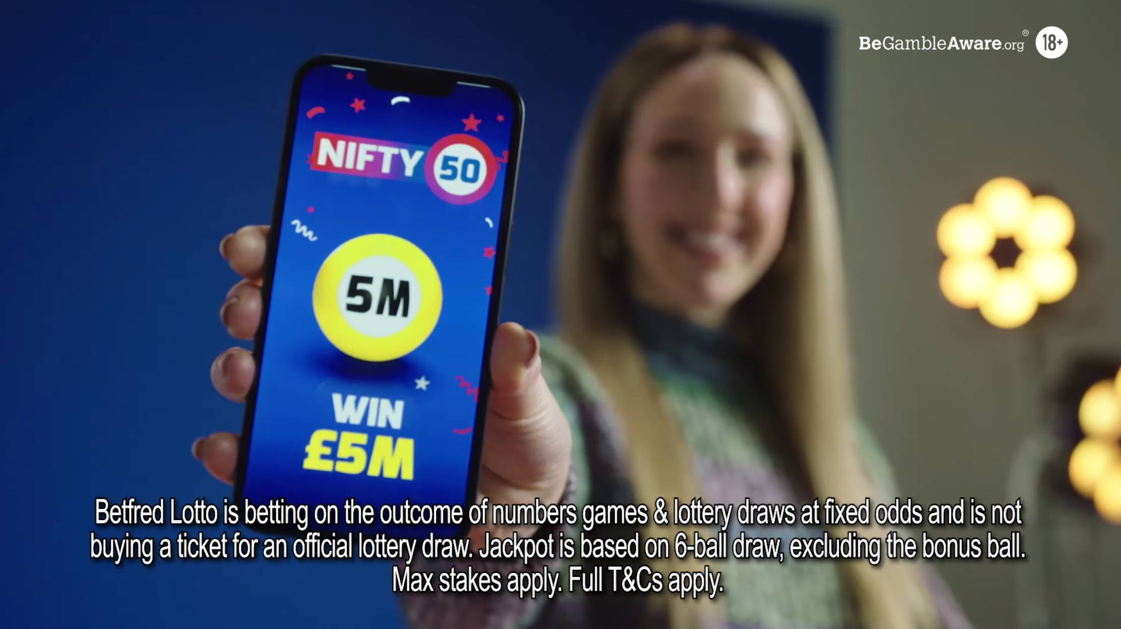 Betfred Lotto Nifty Fifty TV Ad